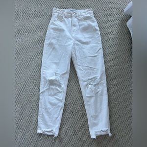 Zara white jeans